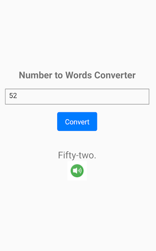 Android application English Numerify screenshort