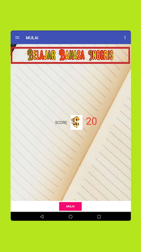 Belajar Kata Bahasa Inggris Screen 3