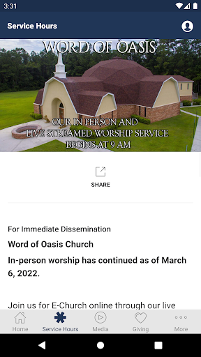 Word of Oasis Screen 2