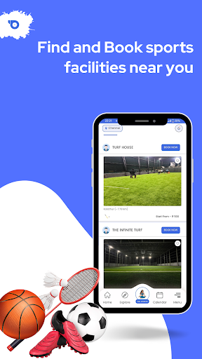 Toz Sports:Book, Play| Get fit Screen 2