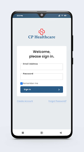 Android application CP Healthcare screenshort