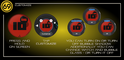 [69D] Pepper digital watchface Screen 2