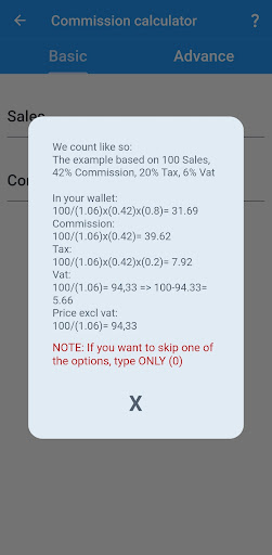 Commission Calculator Screen 3