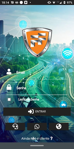 Android application Efficace Rastreamento screenshort