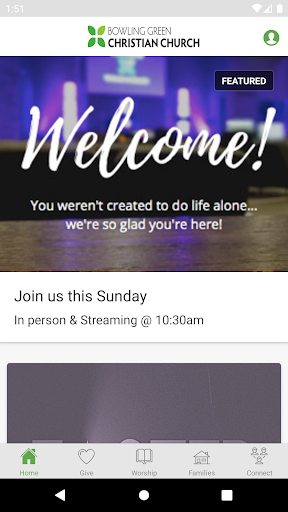 Android application BG Christian Church screenshort