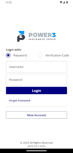 Android application Power Three Insurance Group screenshort