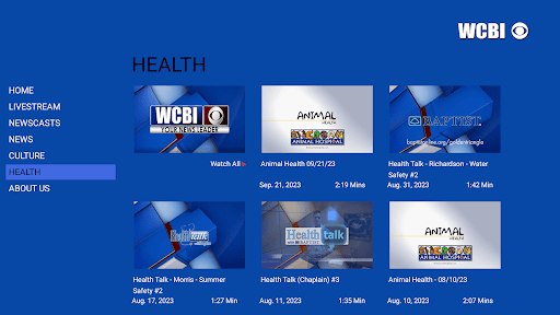 WCBI+ Screen 2