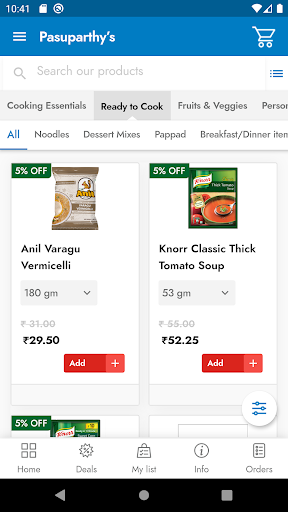 Pasuparthy’s Supermarket Screen 3
