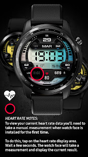 MD244 LCD: Digital watch face