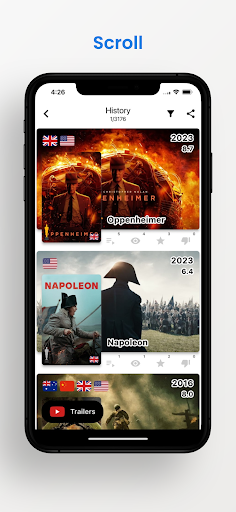 What to Watch: Films & Series Screen 3