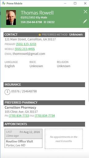 Prime Mobile V4.25 Screen 3