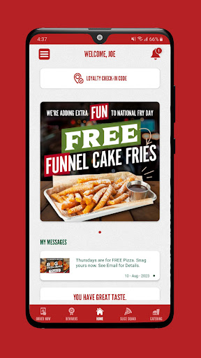Primanti Bros. FanFare Rewards Screen 2
