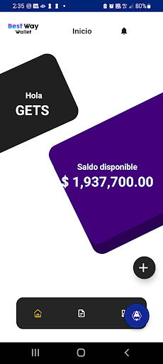 Bestway Wallet Screen 2