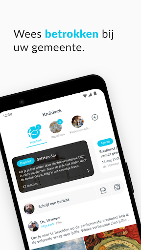 Android application Kruiskerk Waddinxveen screenshort