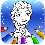 Cover Image of Tải xuống Ice Princess Coloring Pages 1.9 APK