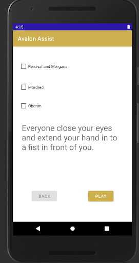 Android application Avalon Assist screenshort