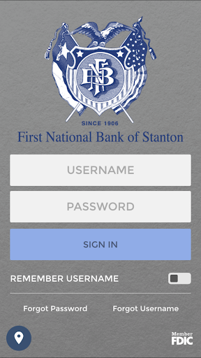 First National Bank of Stanton Screenshot 1 - AppWisp.com