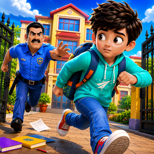 Schoolboy Stealth Escape: Run icon
