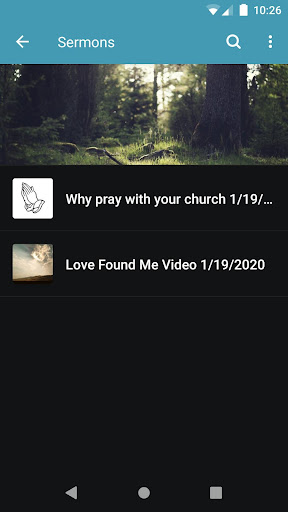 Spring Hill Baptist Church SC Screen 2