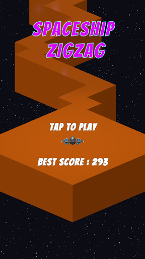Android application SpaceShip Zigzag screenshort