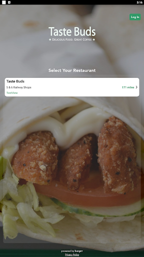 Android application Taste Buds screenshort