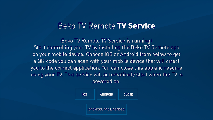 Beko TV Remote - TV Service - 1.10 - (Android)