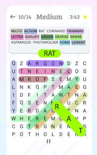 Word Search Puzzle - Free Word Game and Word fun screenshots 16