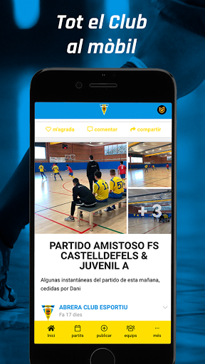 Android application Abrera Club Esportiu screenshort
