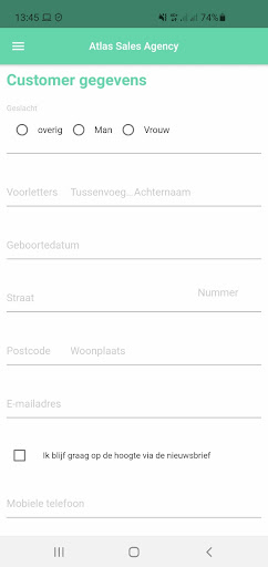 Atlas Sales Agency Screen 3