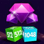 Cover Image of Baixar 2048 Cube Merge: Diamond Win  APK