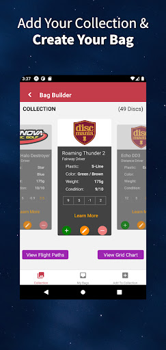 Squalla Disc Golf Screen 3