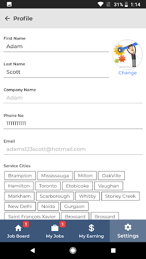 Workeefyer - Service Professio