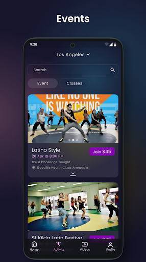 BaiLa Fitness Screen 3