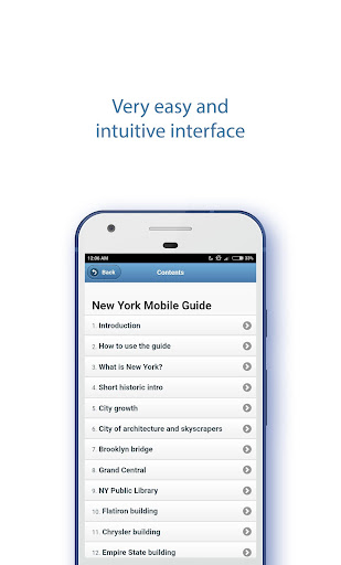 New York Mobile Guide Screen 3