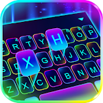 Cover Image of Скачать Sparkling Neon 3d Keyboard Theme 1.0 APK