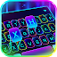 Sparkling Neon 3d Keyboard The