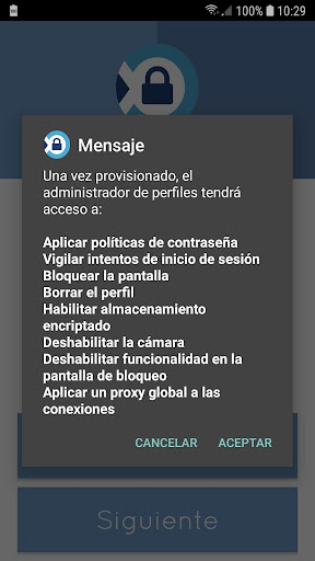 XOne Android MDM Screen 3