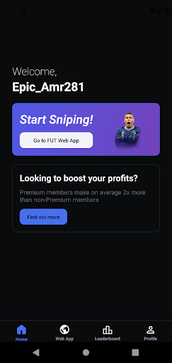 Android application FUT Sniping Bot screenshort
