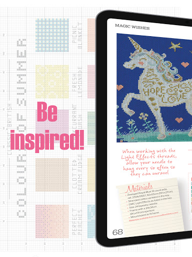 Screenshot of CrossStitcher Magazine