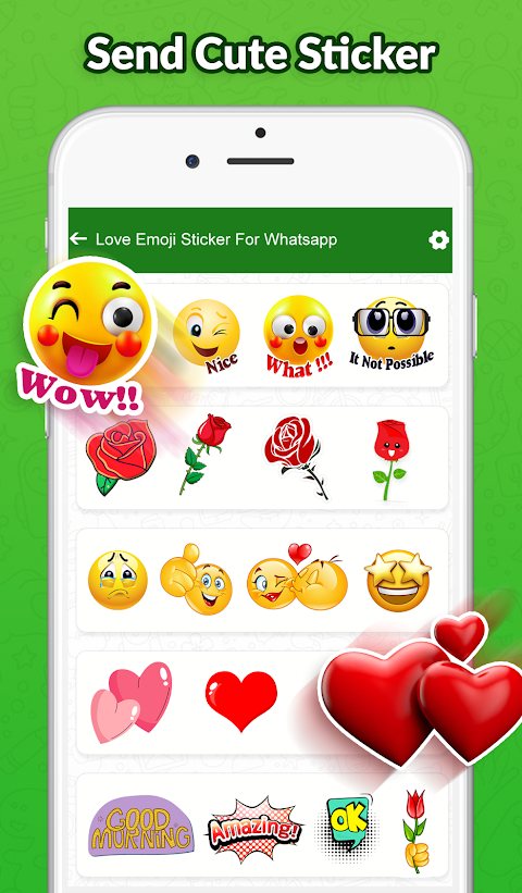 Stickers & Emoji for WhatsAppのおすすめ画像3