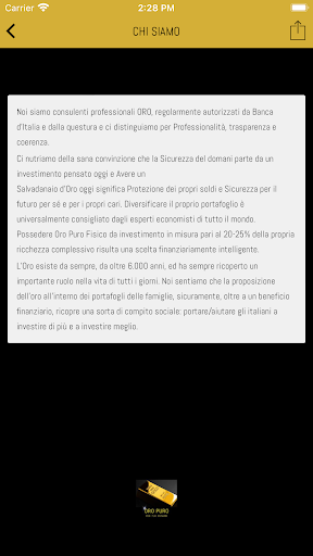 Oro Puro Per i Tuoi Risparmi Screen 2