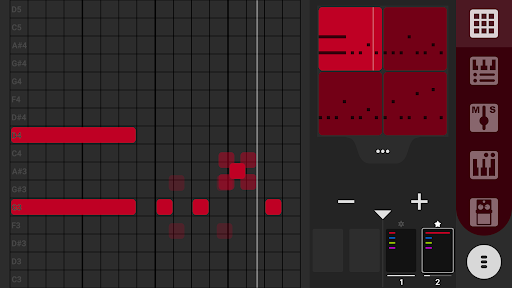 Android application Sputter Music Sequencer screenshort
