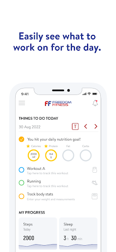 Screenshot of Freedom Fitness Texas