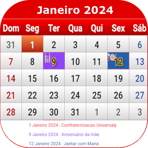 Brasil Calendário 2024 2.0.7 Icon