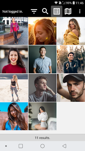 Android application Location Connection - dating screenshort
