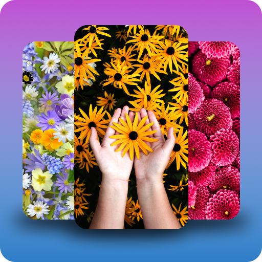 Flowers wallpaper background logo