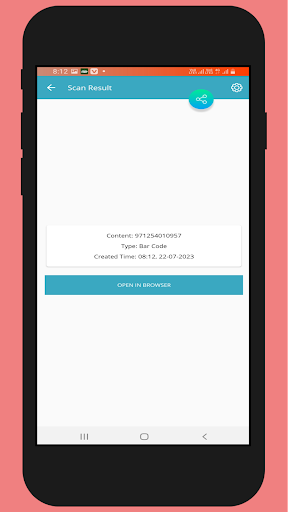 Android application Go Qr Bar Code Scanner screenshort