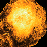 Flames explosion video wallpaper icon
