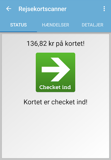 Rejsekortlæser Screen 2