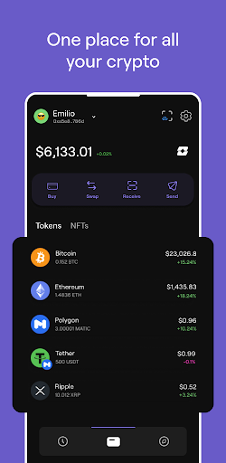 Android application Safegate: Crypto & BTC Wallet screenshort